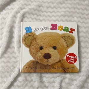#125 B is for Bear Touch and Feel Book